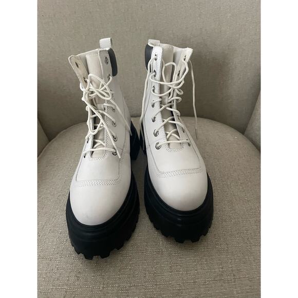 Timberland Combat Boots; Round Toe Boot; S53, Sz 9 - Picture 2 of 13